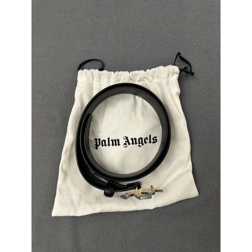 Palm Angels Leather Belt - Size 95 - up to 38 Waist